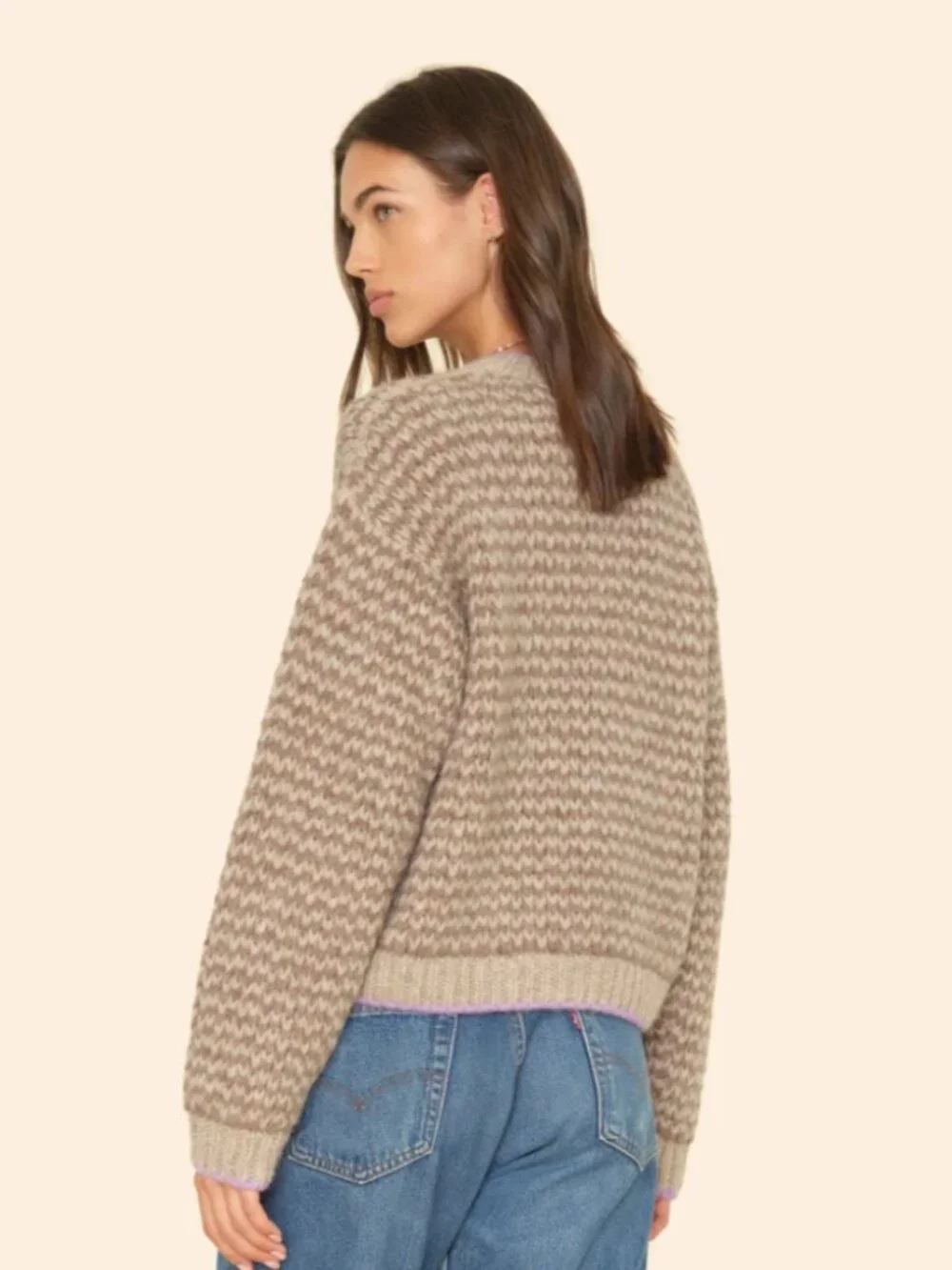 Xirena Cafe Au Lait Mabel Sweater NWT Size Medium - Picture 3 of 7